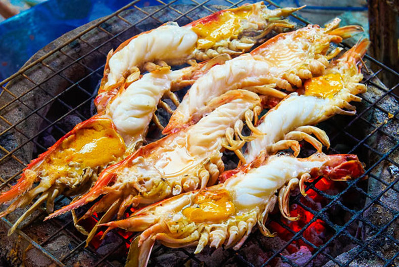 Grilled shrimp