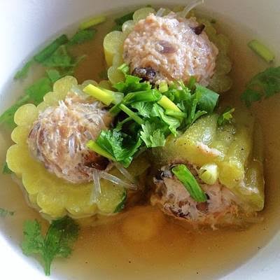 Stuffed Bitter Gourd Soup